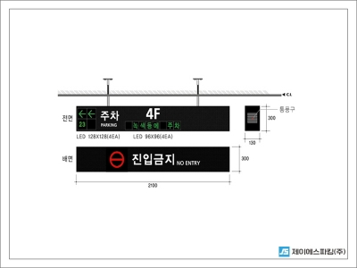 층별 유도안내…